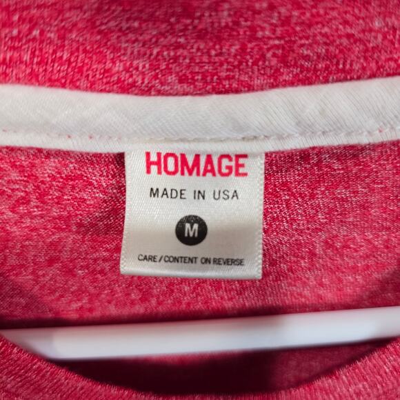 Homage  red ohio state print women's med relax fit tank top - Picture 9 of 9